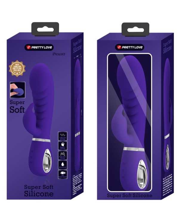 PRETTY LOVE - VIBRATEUR MULTIFONCTION G-SPOT PRESCOTT VIOLET