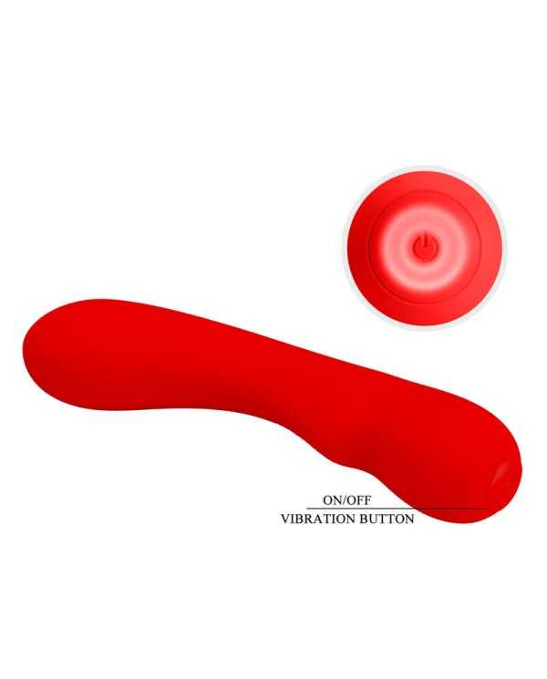 PRETTY LOVE - VIBRATEUR RECHARGEABLE PRESCOTT ROUGE