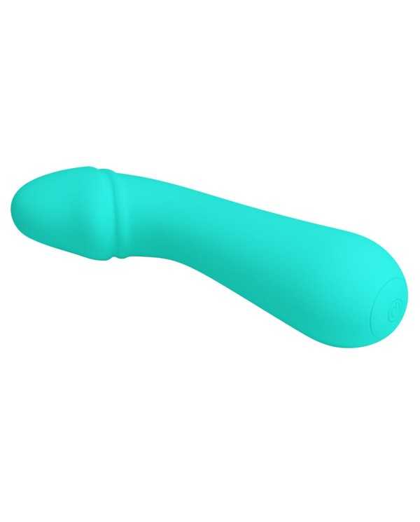 PRETTY LOVE - VIBRATEUR RECHARGEABLE CETUS VERT AQUA