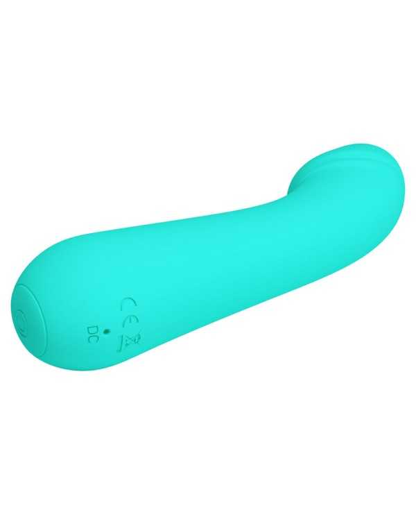 PRETTY LOVE - VIBRATEUR RECHARGEABLE CETUS VERT AQUA