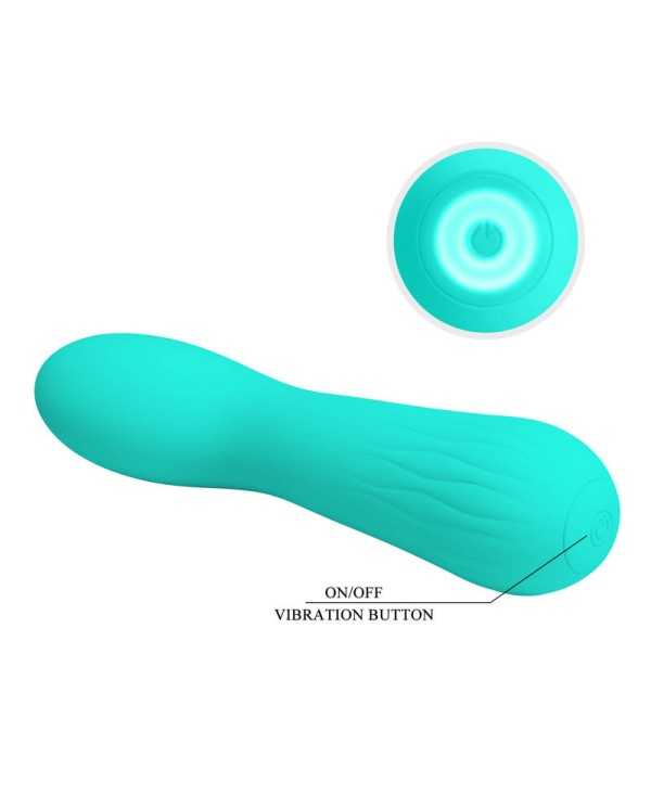 PRETTY LOVE - VIBRATEUR RECHARGEABLE FAUN VERT AQUA