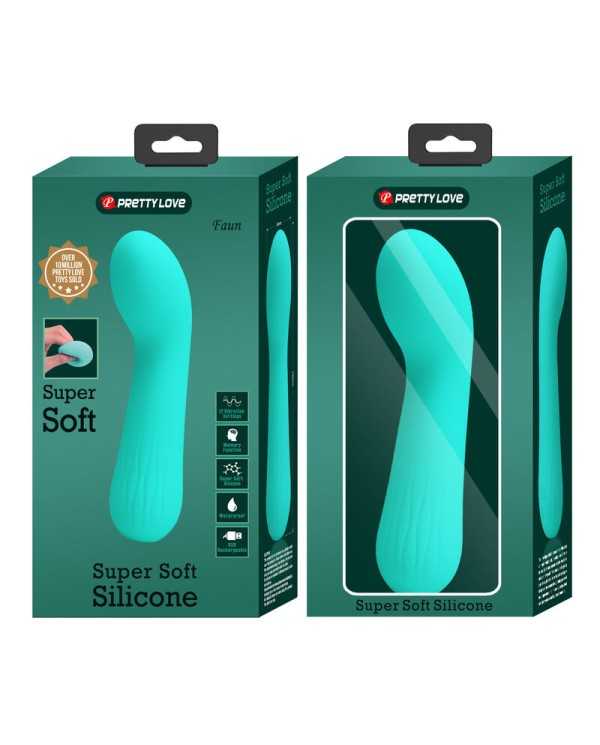 PRETTY LOVE - VIBRATEUR RECHARGEABLE FAUN VERT AQUA