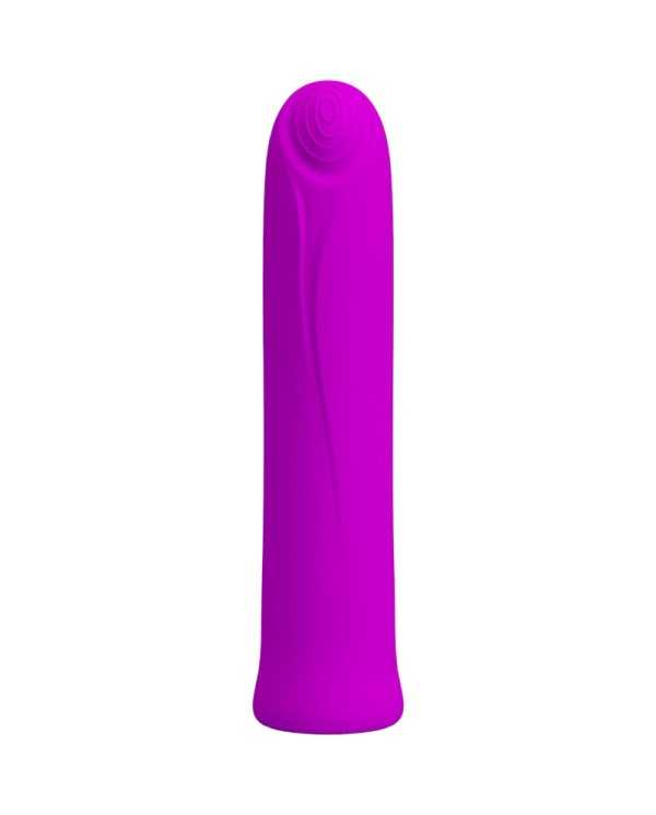 PRETTY LOVE - VIBRATEUR CURTIS MINI SUPER POWER 12 VIBRATIONS EN SILICONE VIOLETTE