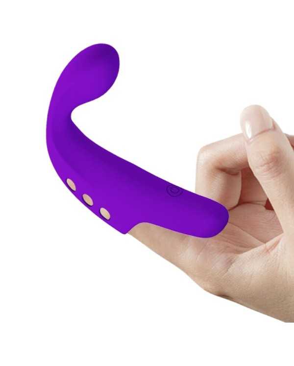 PRETTY LOVE - VIBRATEUR DOIGT RECHARGEABLE GORGON VIOLET