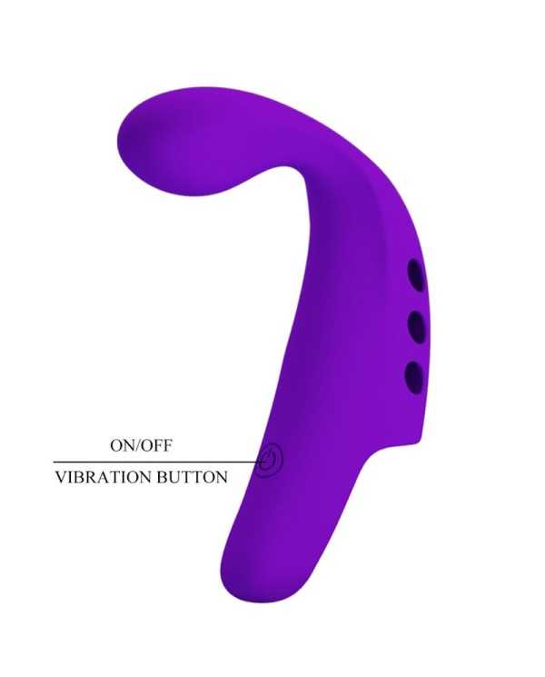 PRETTY LOVE - VIBRATEUR DOIGT RECHARGEABLE GORGON VIOLET