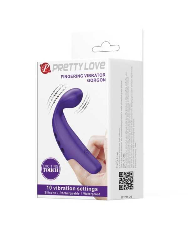 PRETTY LOVE - VIBRATEUR DOIGT RECHARGEABLE GORGON VIOLET