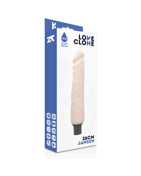 LOVECLONE - VIBRATEUR AUTOLUBRIFIANT JANSEN 26 CM -O- 4.2 CM