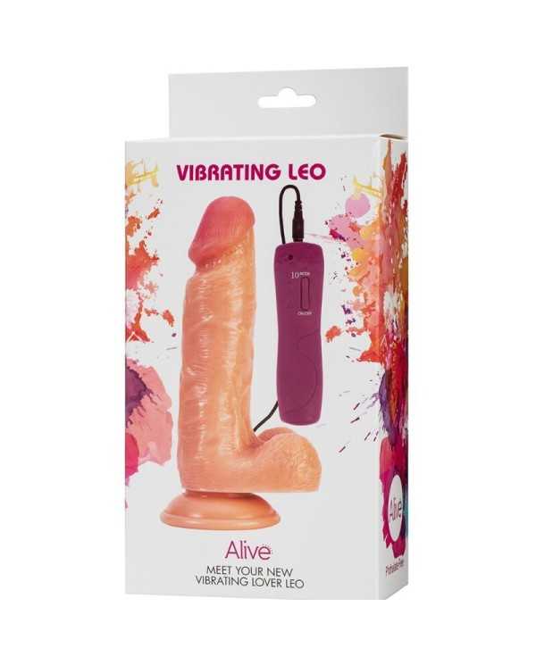 ALIVE - VIBRATEUR PÉNIS RÉALISTE LEO 17 CM