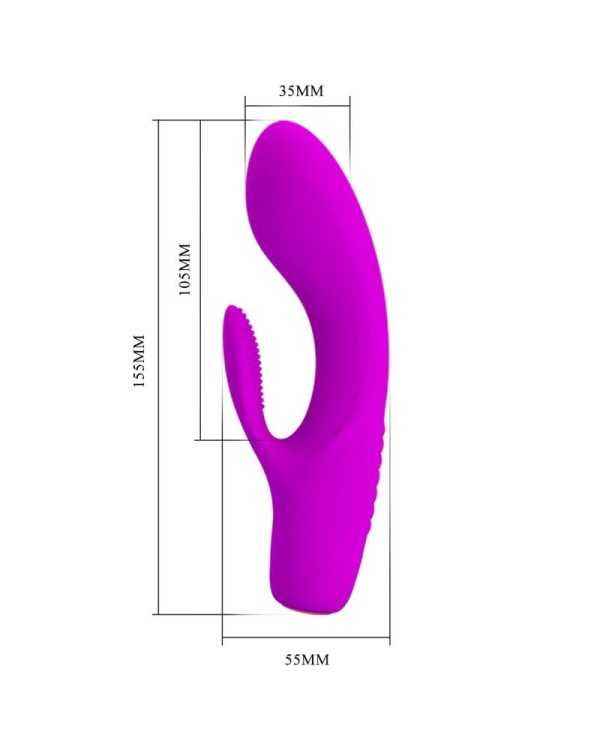 PRETTY LOVE - VIBRATEUR RECHARGEABLE TIM PURPLE