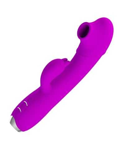 PRETTY LOVE - VIBRATEUR SUCKER RECHARGEABLE REGINA VIOLET