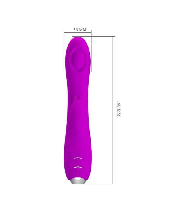 PRETTY LOVE - VIBRATEUR SUCKER RECHARGEABLE REGINA VIOLET