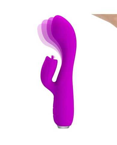 PRETTY LOVE - VIBRATEUR LAPIN RECHARGEABLE GLORIA IMPERMÉABLE VIOLET