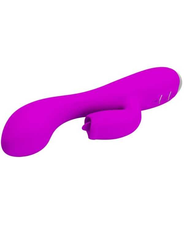 PRETTY LOVE - VIBRATEUR LAPIN RECHARGEABLE GLORIA IMPERMÉABLE VIOLET