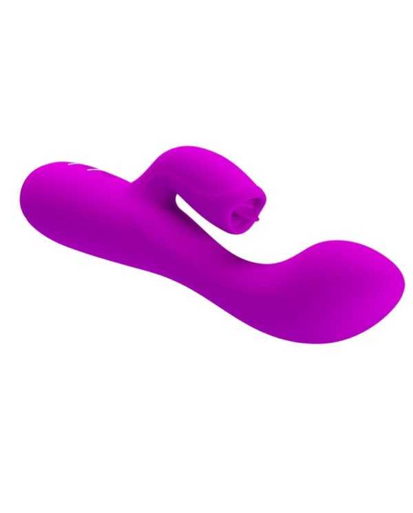 PRETTY LOVE - VIBRATEUR LAPIN RECHARGEABLE GLORIA IMPERMÉABLE VIOLET