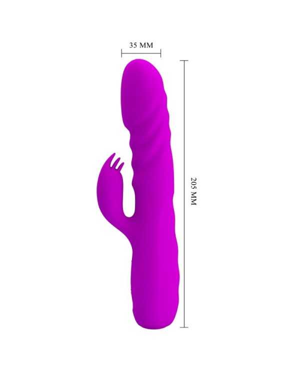 PRETTY LOVE - VIBRATEUR LAPIN RECHARGEABLE MELANIE VIOLET