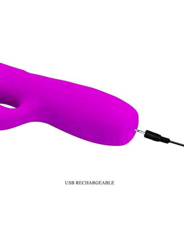 PRETTY LOVE - VIBRATEUR LAPIN RECHARGEABLE MELANIE VIOLET