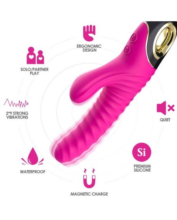 ARMONY - VIBRATEUR ETERNITY SILICONE FUCHSIA