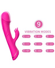 ARMONY - GODE VIBRATEUR LAPIN SILICONE FUCHSIA