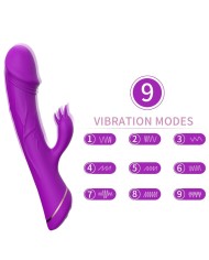 ARMONY - GODE VIBRATEUR LAPIN SILICONE VIOLET