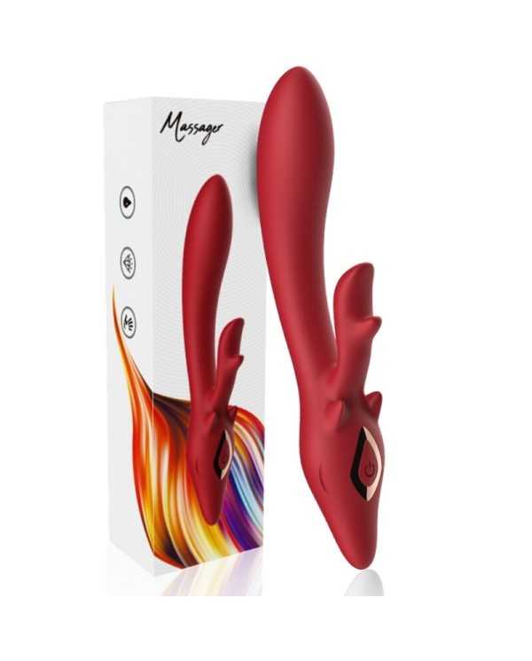 ARMONY - VIBRATEUR ELK RABBIT COURBE ROUGE