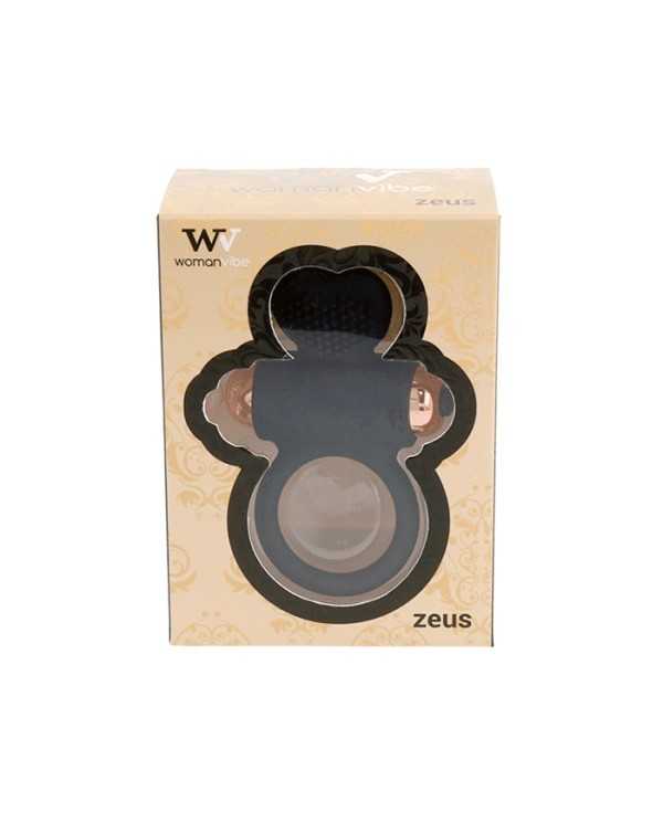 WOMANVIBE - ANNEAU VIBRATEUR EN SILICONE VIBE ZEUS