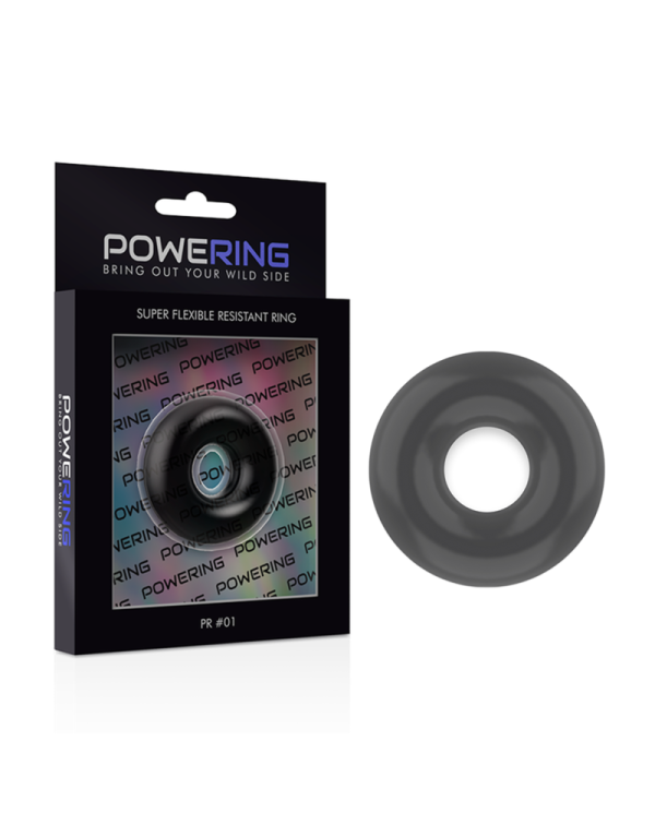 POWERING - ANNEAU RÉSISTANT SUPER FLEXIBLE 3.5CM NOIR