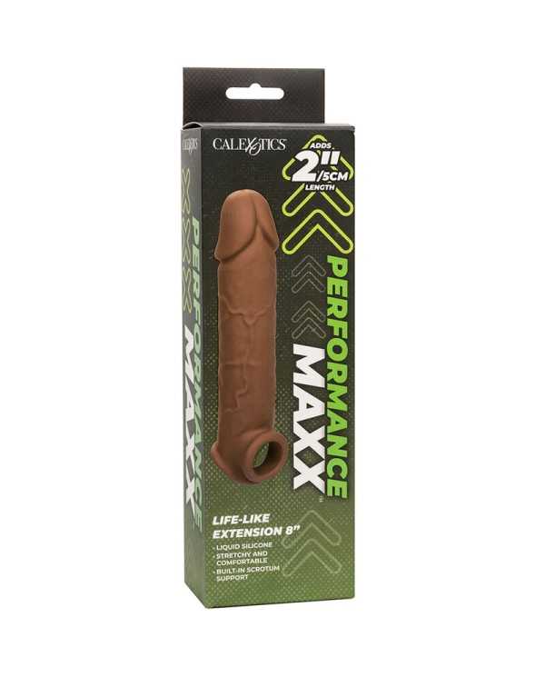 CALEXOTICS - EXTENSION PERFORMANCE MAXX LIFE-LIKE 8 PEAU MARRON