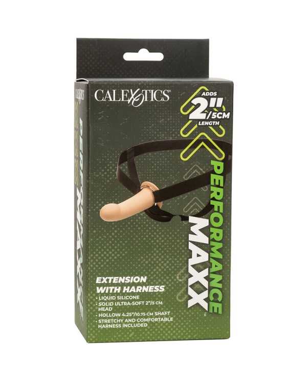 CALEXOTICS - EXTENSION PERFORMANCE MAXX AVEC HARNAIS PEAU CLAIRE