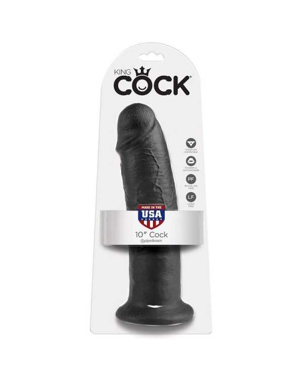 KING COCK - 10 GODE NOIR 25 CM