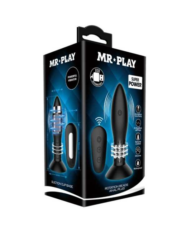 MR PLAY - PLUG AVEC TÉLÉCOMMANDE BILLES TOURNANTES NOIRES