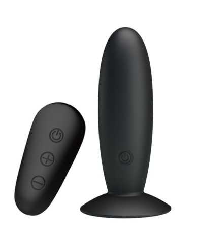 MR PLAY - PLUG ANAL AVEC TÉLÉCOMMANDE VIBRATION NOIRE