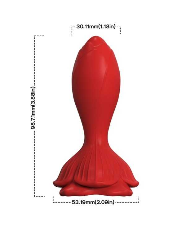 ARMONY - VIBRATEUR ROSE & PLUG ANAL PETITE TÉLÉCOMMANDE ROUGE