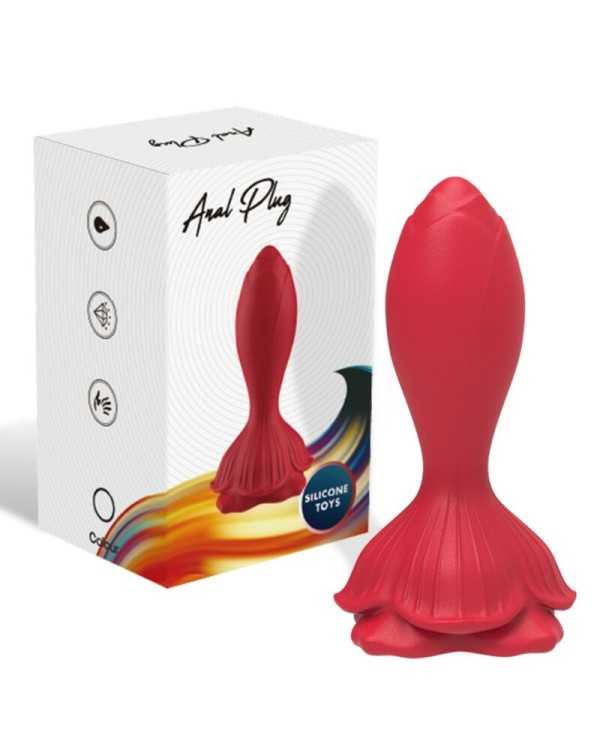 ARMONY - VIBRATEUR ROSE & PLUG ANAL PETITE TÉLÉCOMMANDE ROUGE