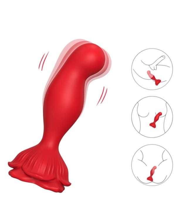 ARMONY - VIBRATEUR ROSE & PLUG ANAL TÉLÉCOMMANDE ROUGE