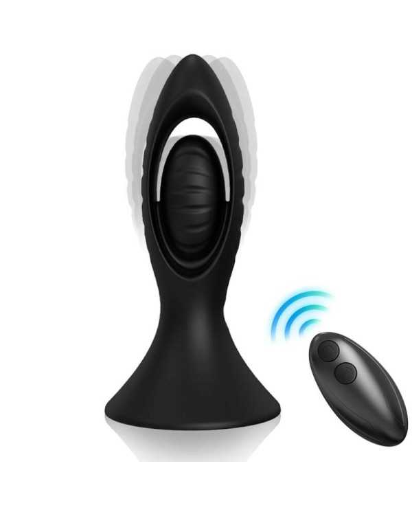 ARMONY - VIBRATEUR & PLUG ANAL SILICONE NOIR