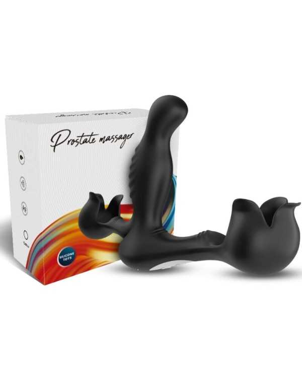 ARMONY - VIBRATEUR SURROUND ANAL & STIMULATEUR TESTICULOS TÉLÉCOMMANDE NOIR