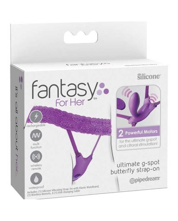 FANTASY FOR HER - HARNAIS PAPILLON SPOT G AVEC VIBRATEUR