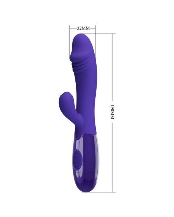 PRETTY LOVE - VIBRATEUR SNAPPY YOUTH & STIMULATEUR DE POINT G VIOLET