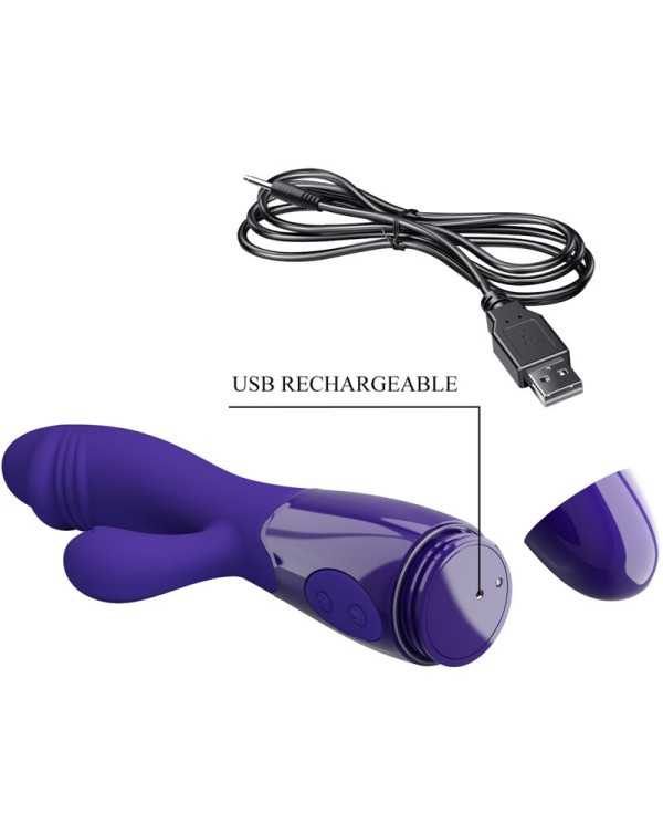 PRETTY LOVE - VIBRATEUR SNAPPY YOUTH & STIMULATEUR DE POINT G VIOLET