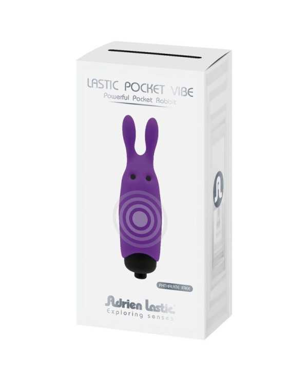 ADRIEN LASTIC - VIBRATEUR LAPIN VIOLET DE POCHE LASTIC