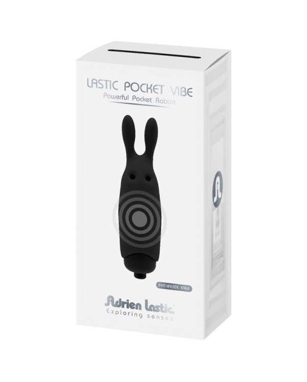 ADRIEN LASTIC - VIBRATEUR LASTIC POCKET LAPIN NOIR