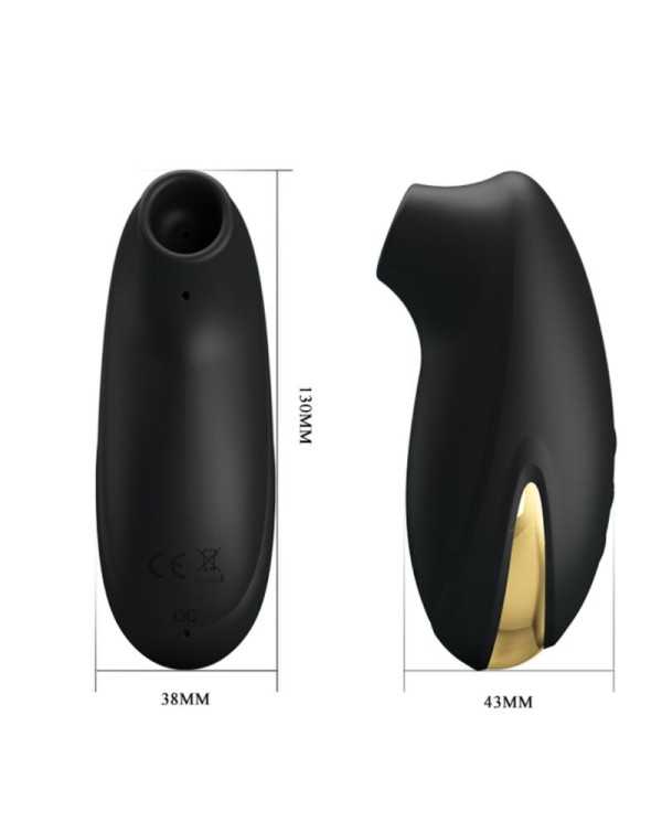 PRETTY LOVE - MASSEUR DASPIRATION DE LUXE RECHARGEABLE NOIR