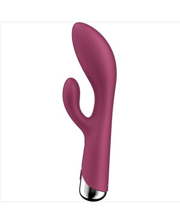 SATISFYER - SPINNING RABBIT 1 CLITORIS ET STIMULATION DU POINT G ROUGE