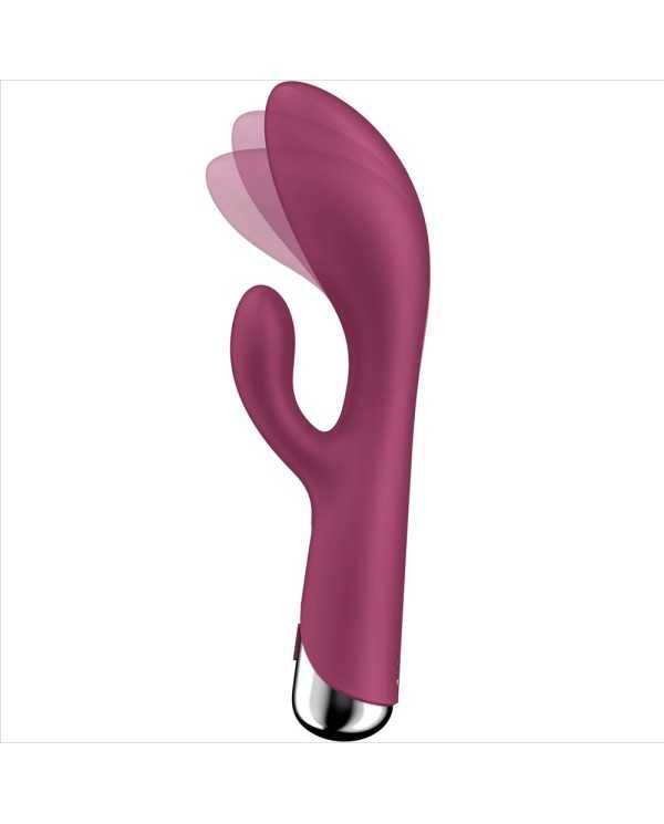 SATISFYER - SPINNING RABBIT 1 CLITORIS ET STIMULATION DU POINT G ROUGE