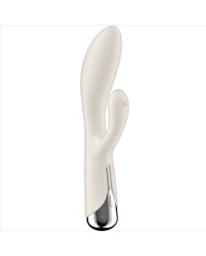 SATISFYER - SPINNING RABBIT 1 CLITORIS ET STIMULATION DU POINT G BEIGE