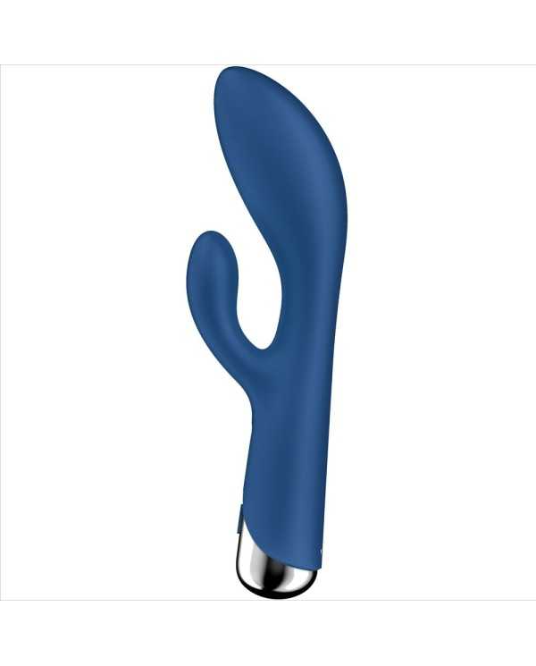 SATISFYER - SPINNING RABBIT 1 CLITORIS ET STIMULATION DU POINT G BLEU