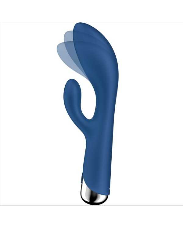 SATISFYER - SPINNING RABBIT 1 CLITORIS ET STIMULATION DU POINT G BLEU