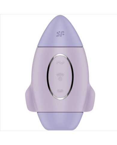 SATISFYER - MISSION CONTROL PETIT VIBRATEUR DOUBLE IMPULSION LILAS