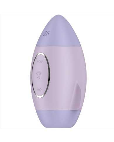 SATISFYER - MISSION CONTROL PETIT VIBRATEUR DOUBLE IMPULSION LILAS