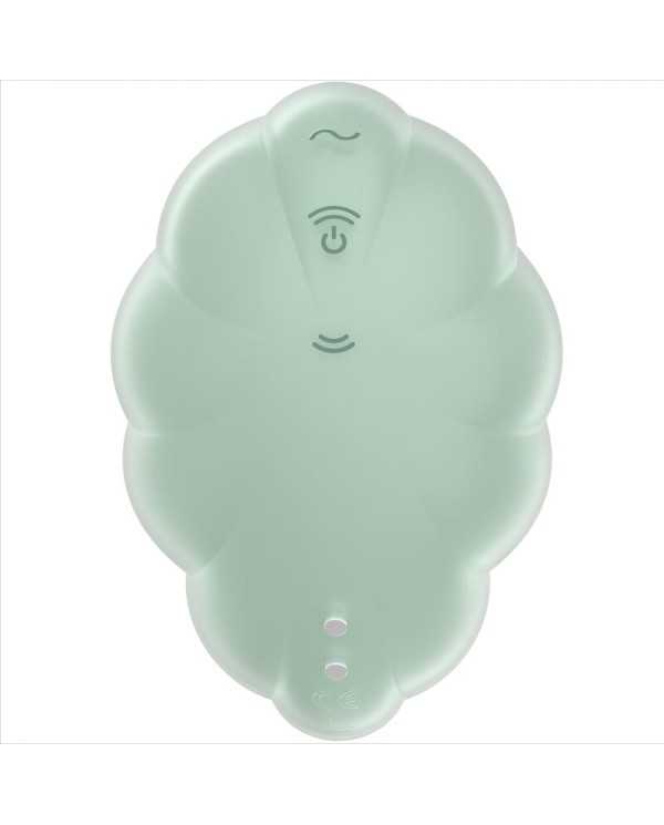 SATISFYER - VIBRATEUR CLOUD DANCER VERT AIR PULSE